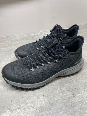 Merrell Antora 2 Trail Running Shoes‎ Womens 7.5 Black Grey Good J034428 Mesh